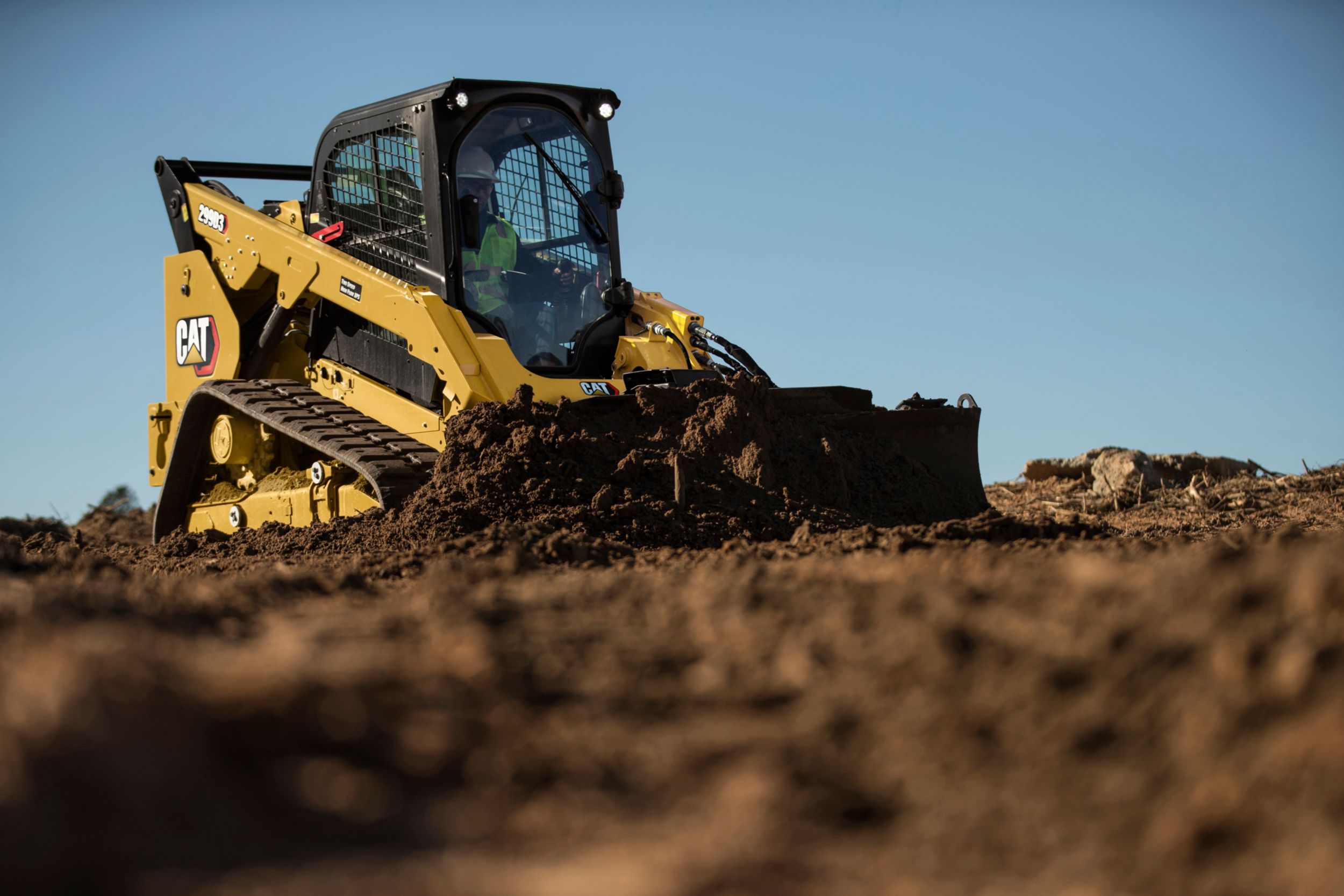 cat track skid steer