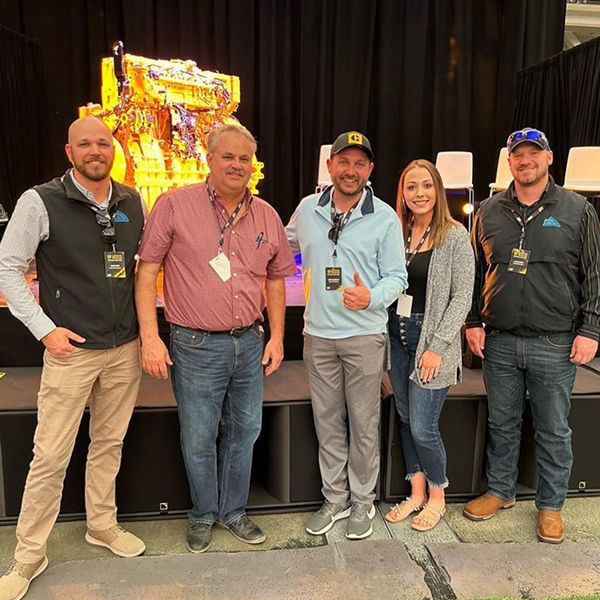 Mobile Track Solutions team took part in the unveiling of the latest Cat engine the 13D