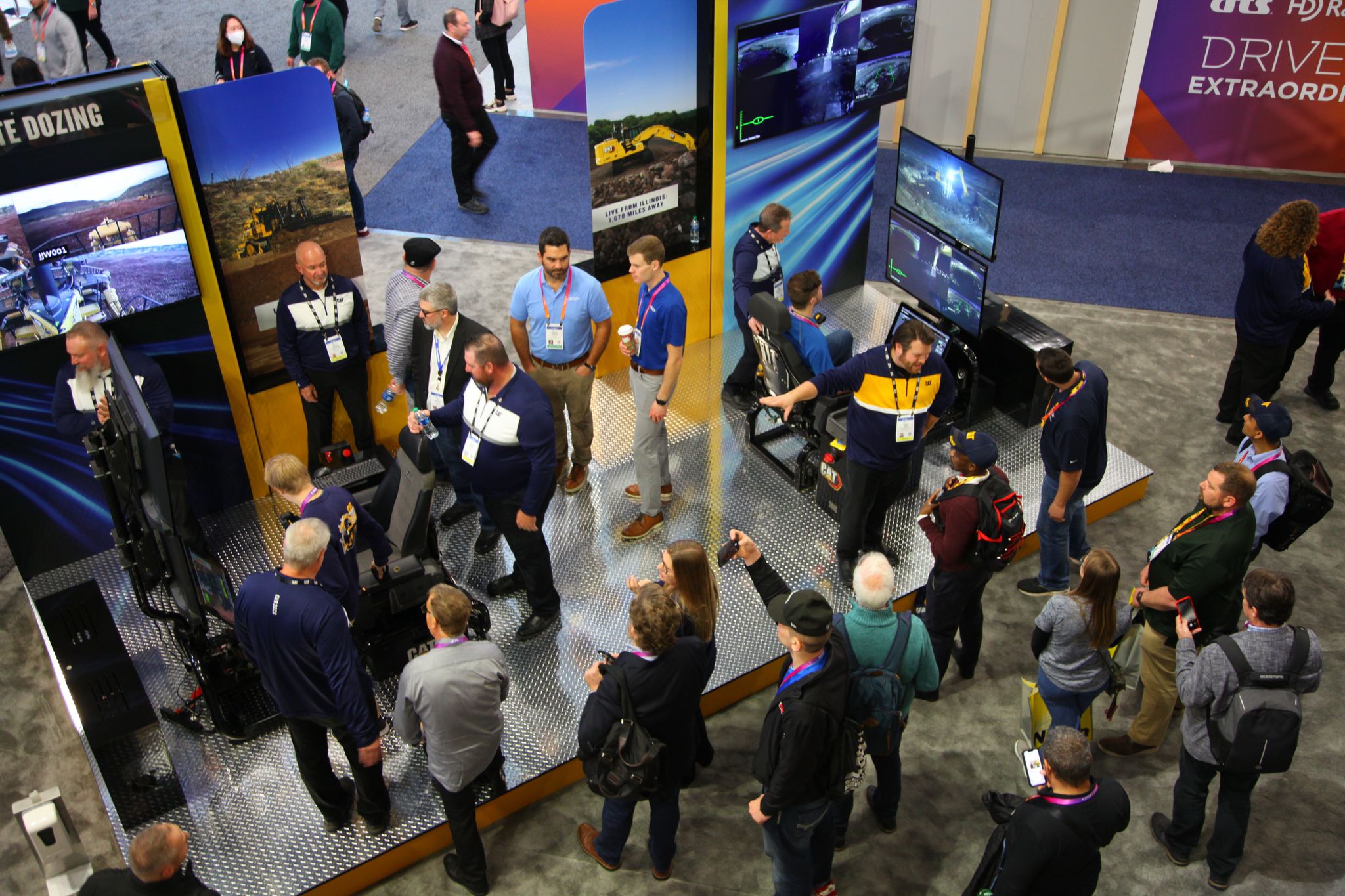 CES 2023 aerial shot