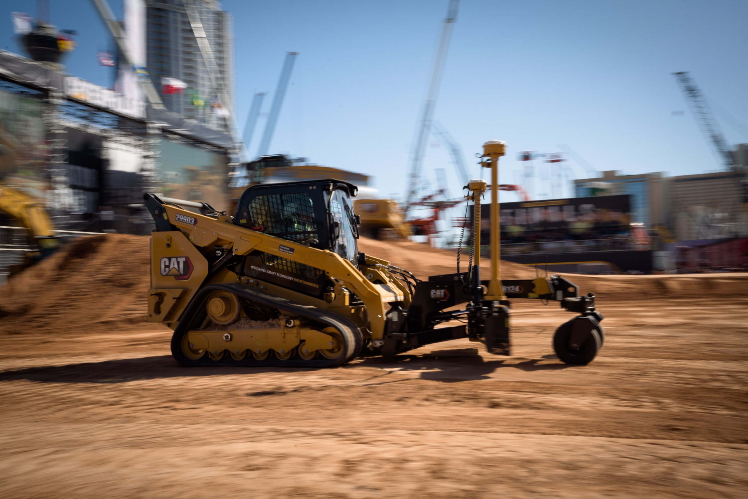 Cat Equipment during a demo