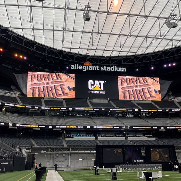 Cat Engines team unveils its latest model during ConExpo 