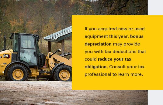 Tax Considerations for Heavy Equipment, Cat