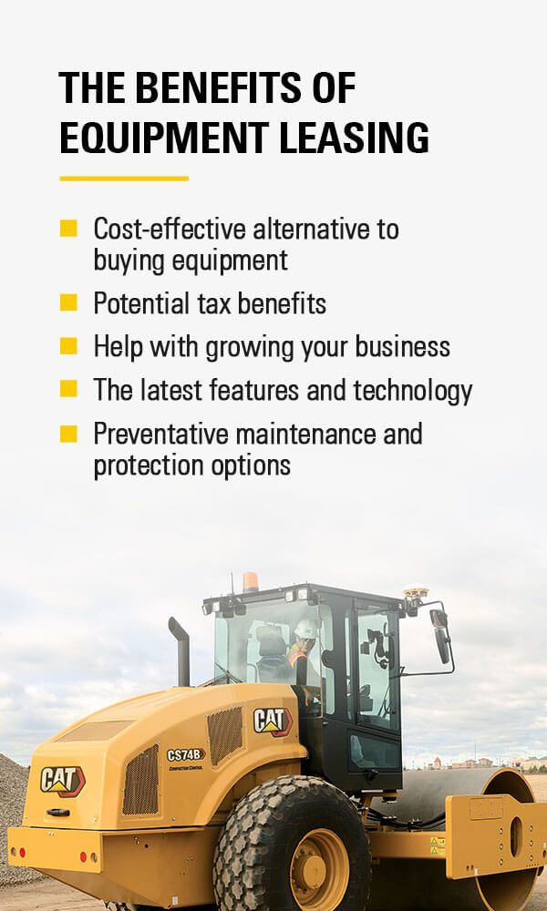 Benefits of Equipment Leasing