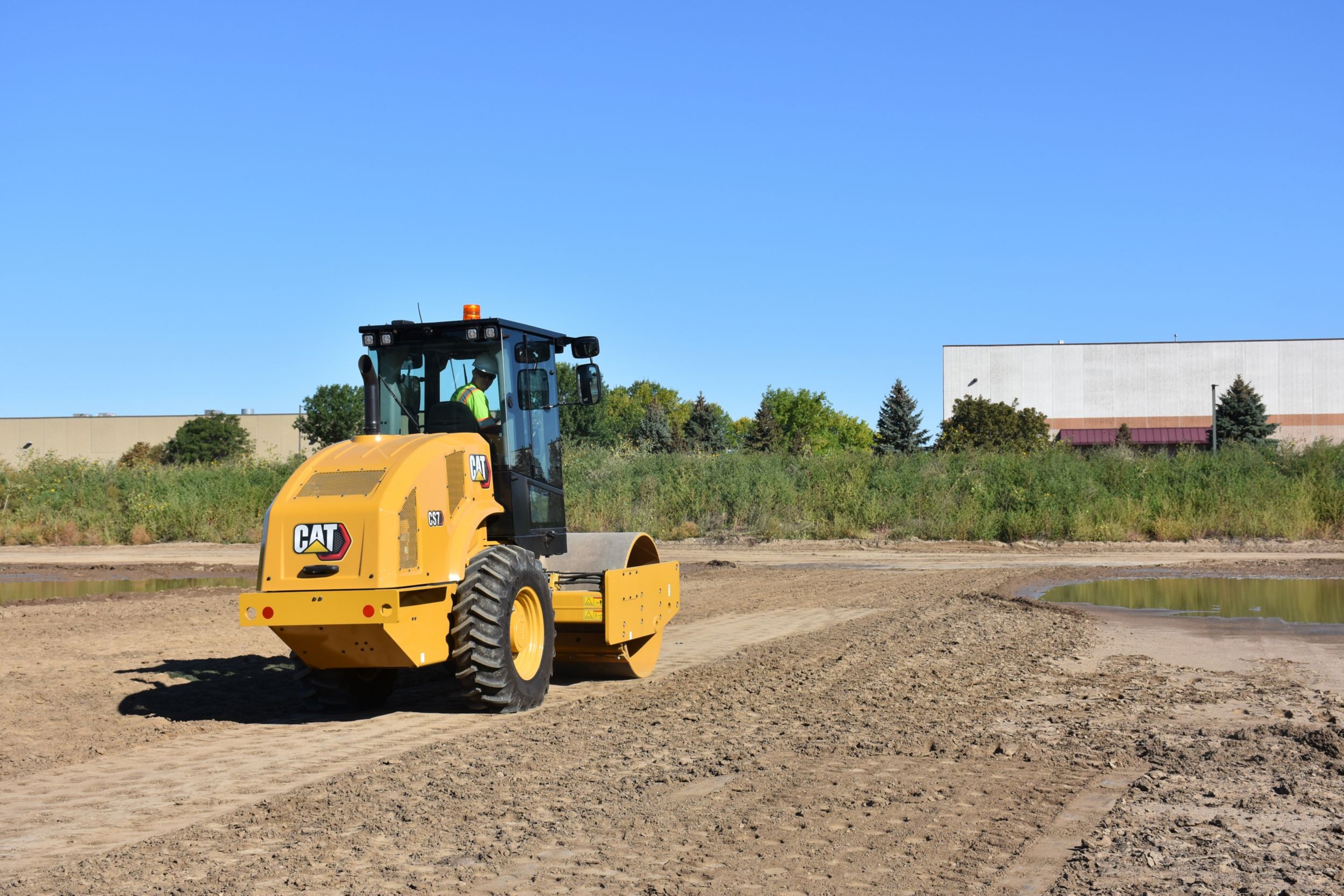 CS7 Vibratory Soil Compactor, Cat