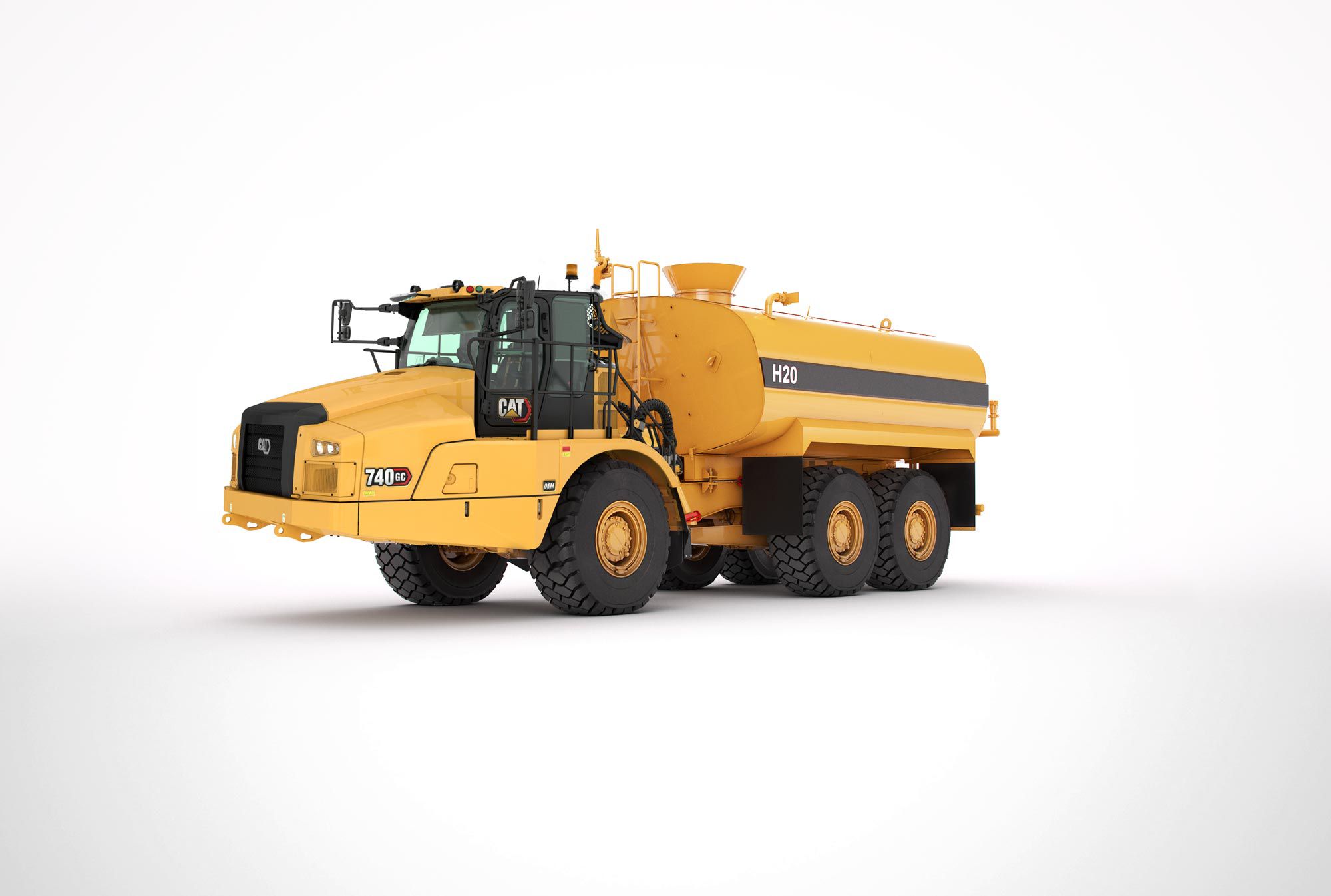 Cat 740 GC articulated truck bare chassis, Cat