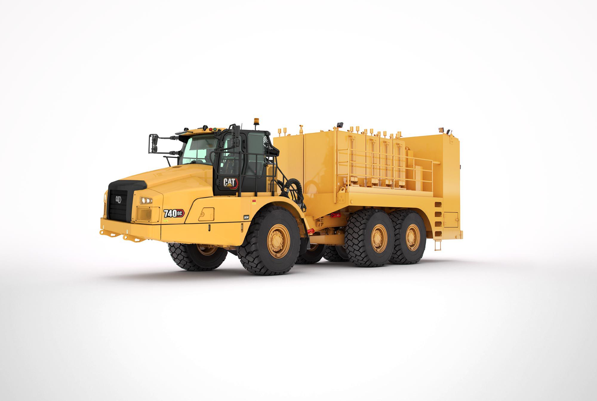 Cat 740 GC articulated truck bare chassis, Cat