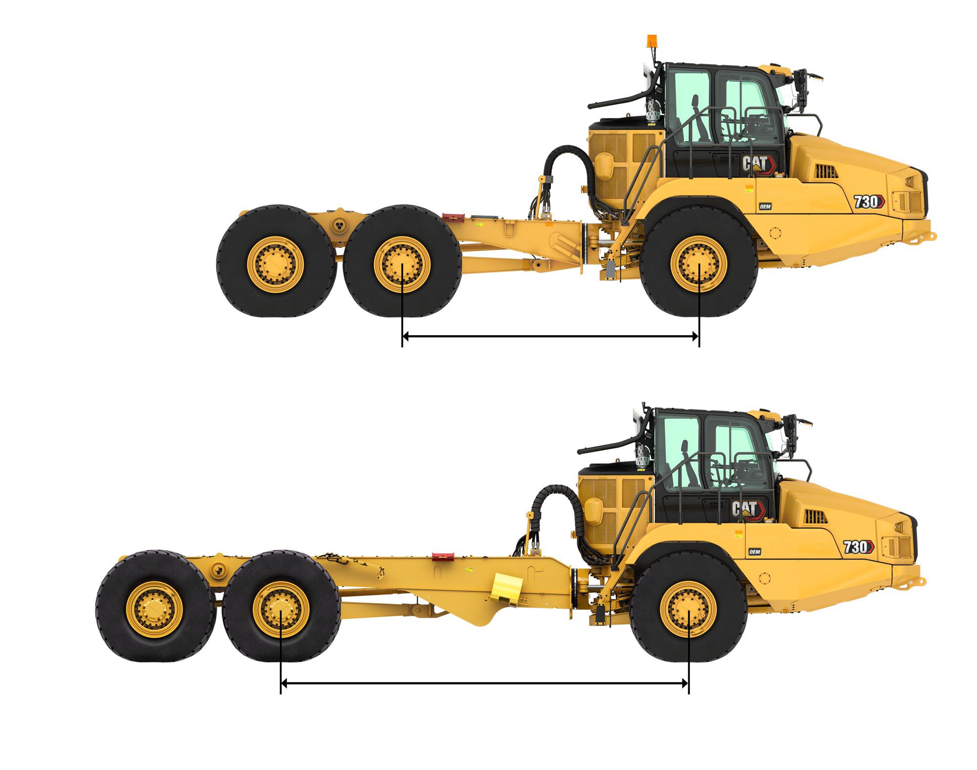 Cat 730 articulated truck bare chassis | Cat | Caterpillar