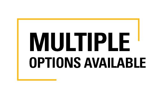 Multiple Options Available
