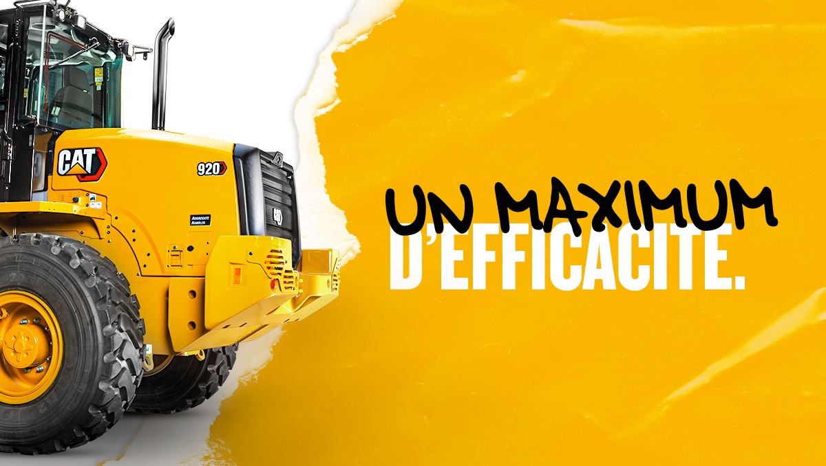 Comme le prouvent ces caractéristiques de référence pour la branche, l’efficacité est la norme chez les chargeuses sur pneus Cat.