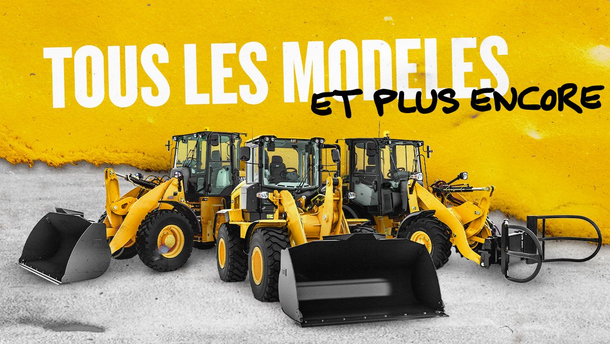 Parcourez cette page web pour un aperçu complet et détaillé de tous les modèles de chargeuses sur pneus Cat disponibles.