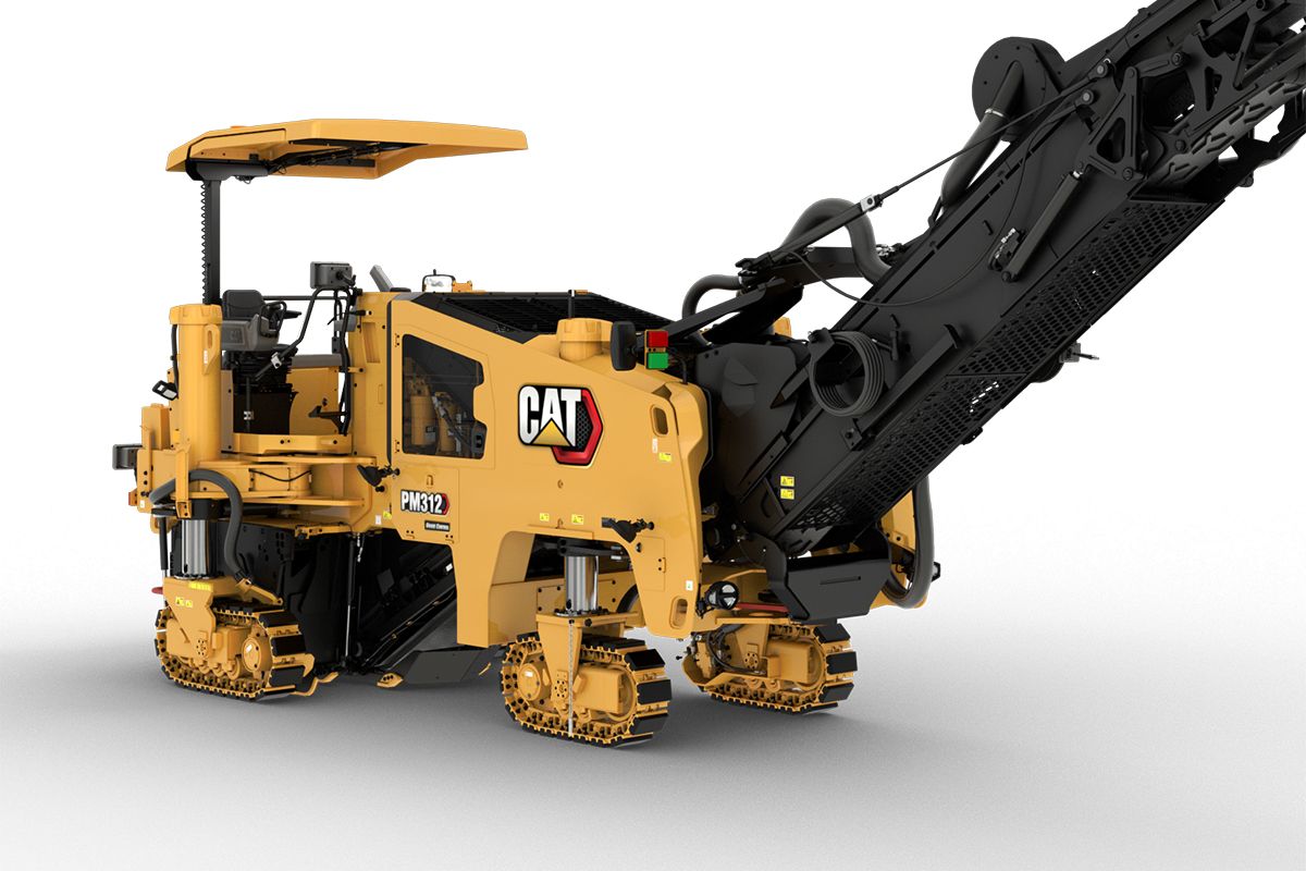 Cat PM312 track undercarriage system