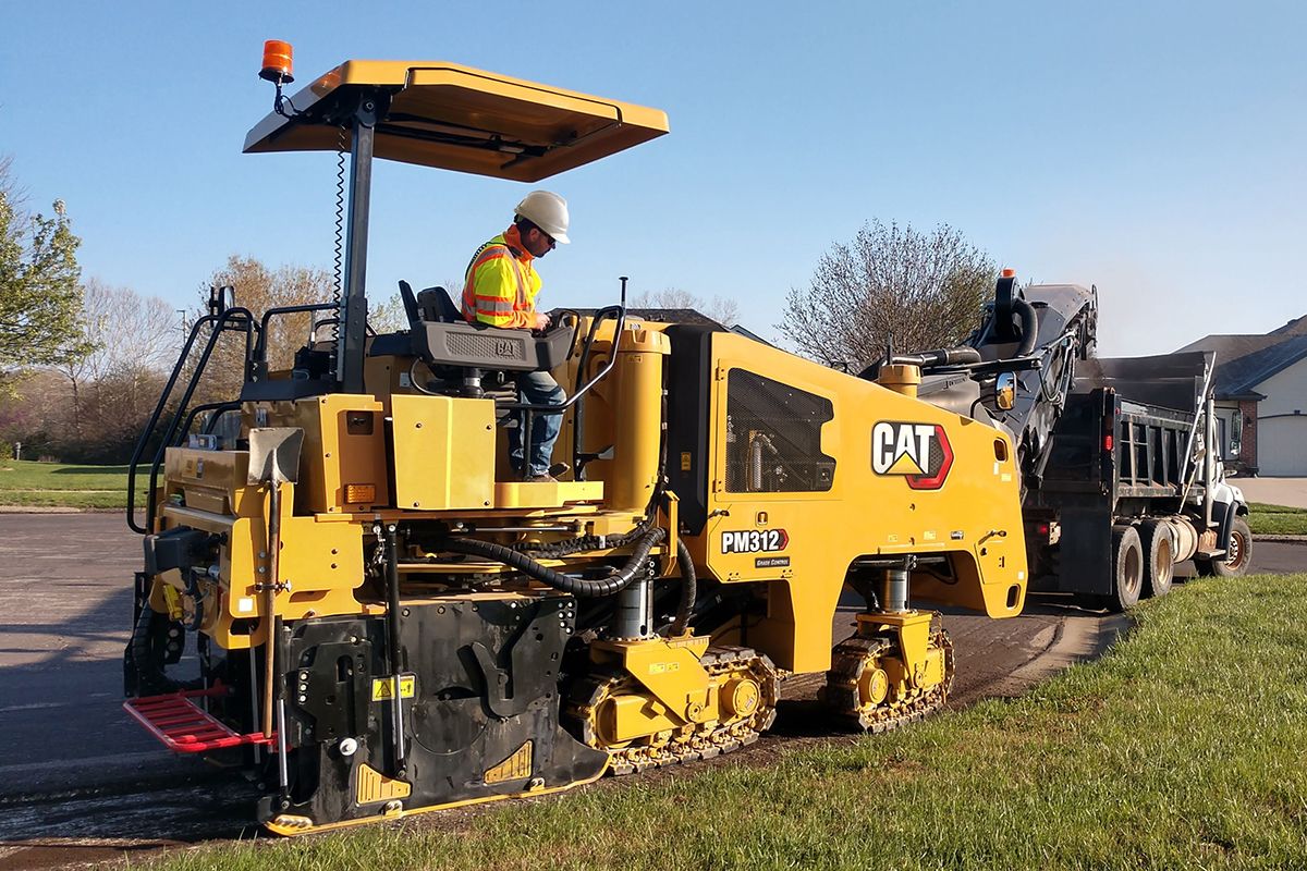 PM312 Cold Planer with Track Undercarriage