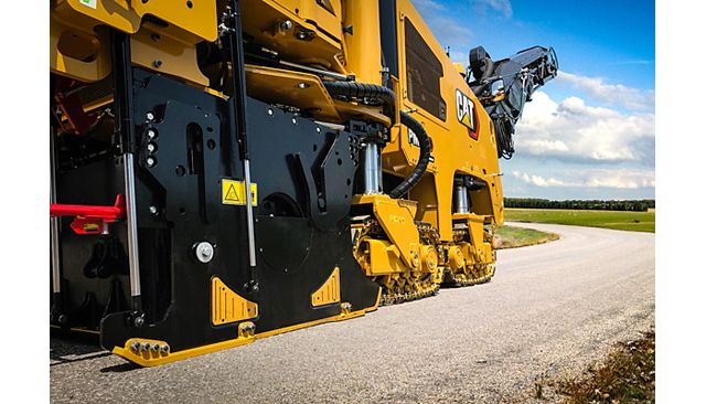 Cat PM312 working on a jobsite