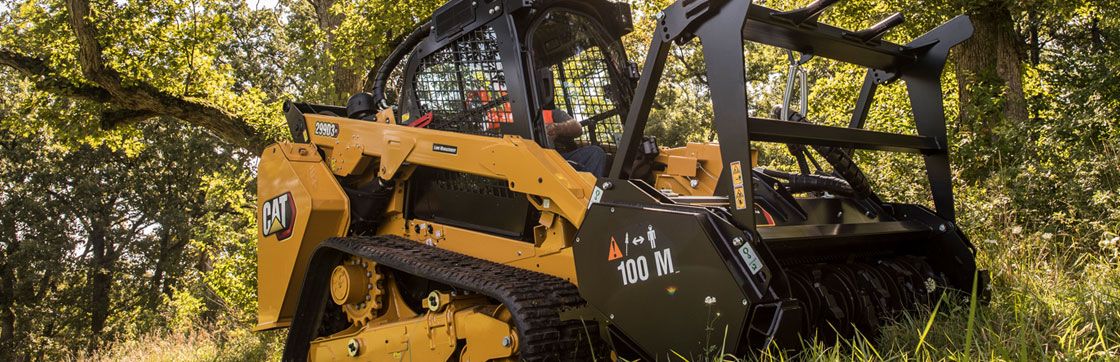 Here’s your Land Management solution: the Cat 299D3 XE Land Management Compact Track Loader
