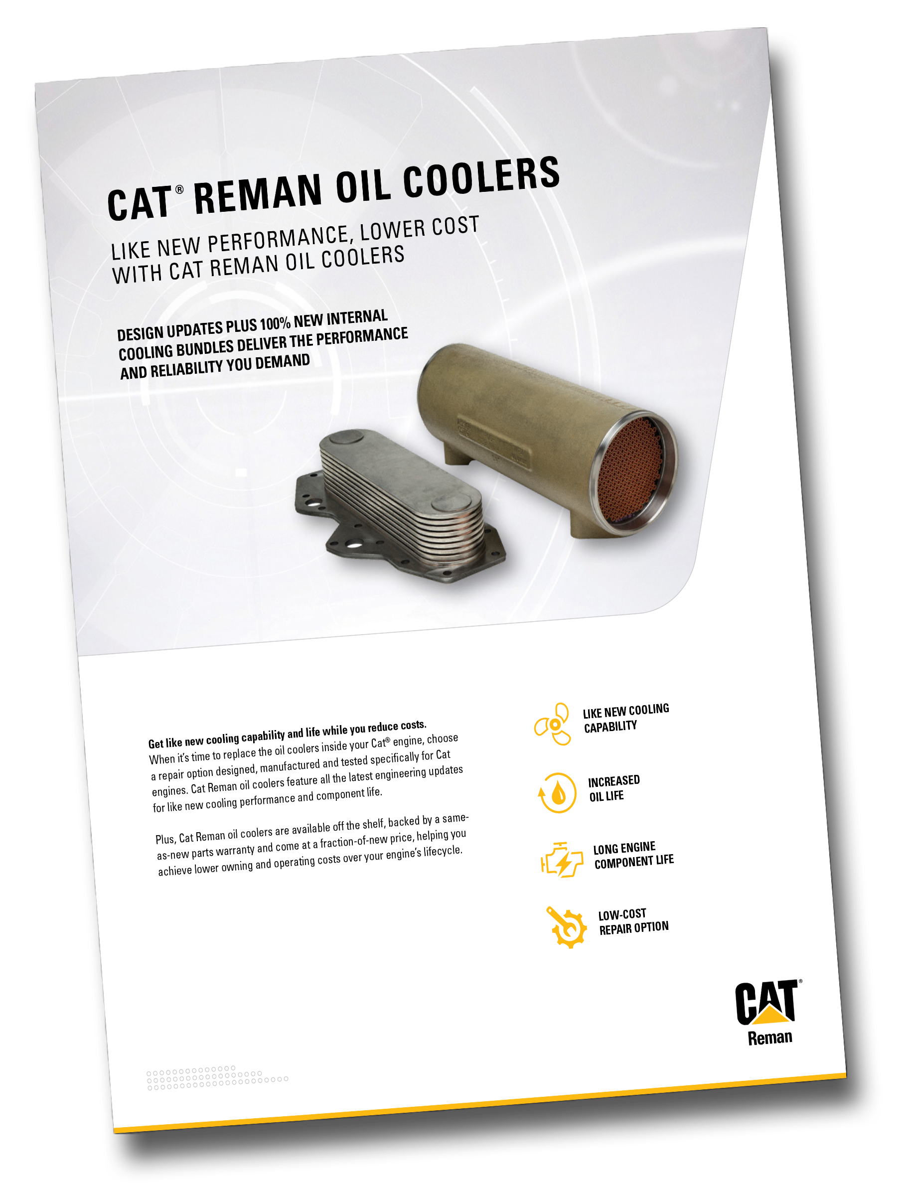 Cat Reman Oil Coolers
