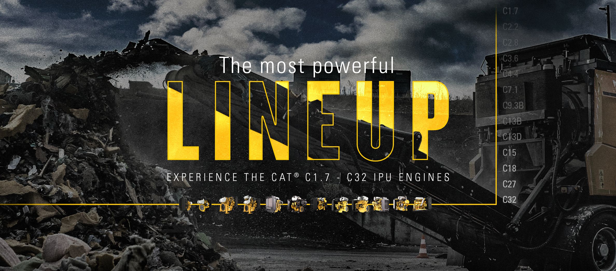 See the industry-leading Cat® Industrial Diesel Power Units (IPUs) engine range.