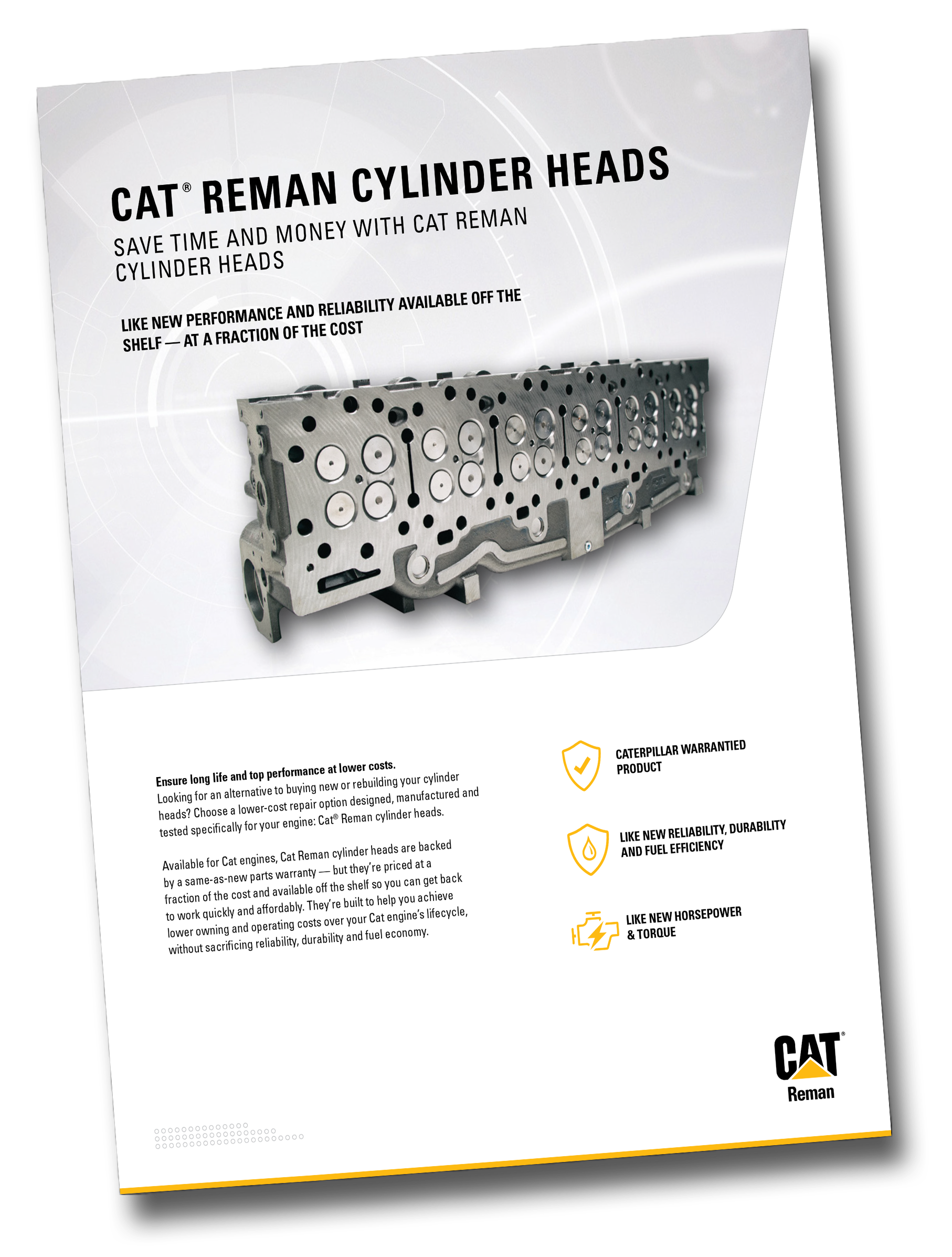 Cat Reman Cylinder Heads