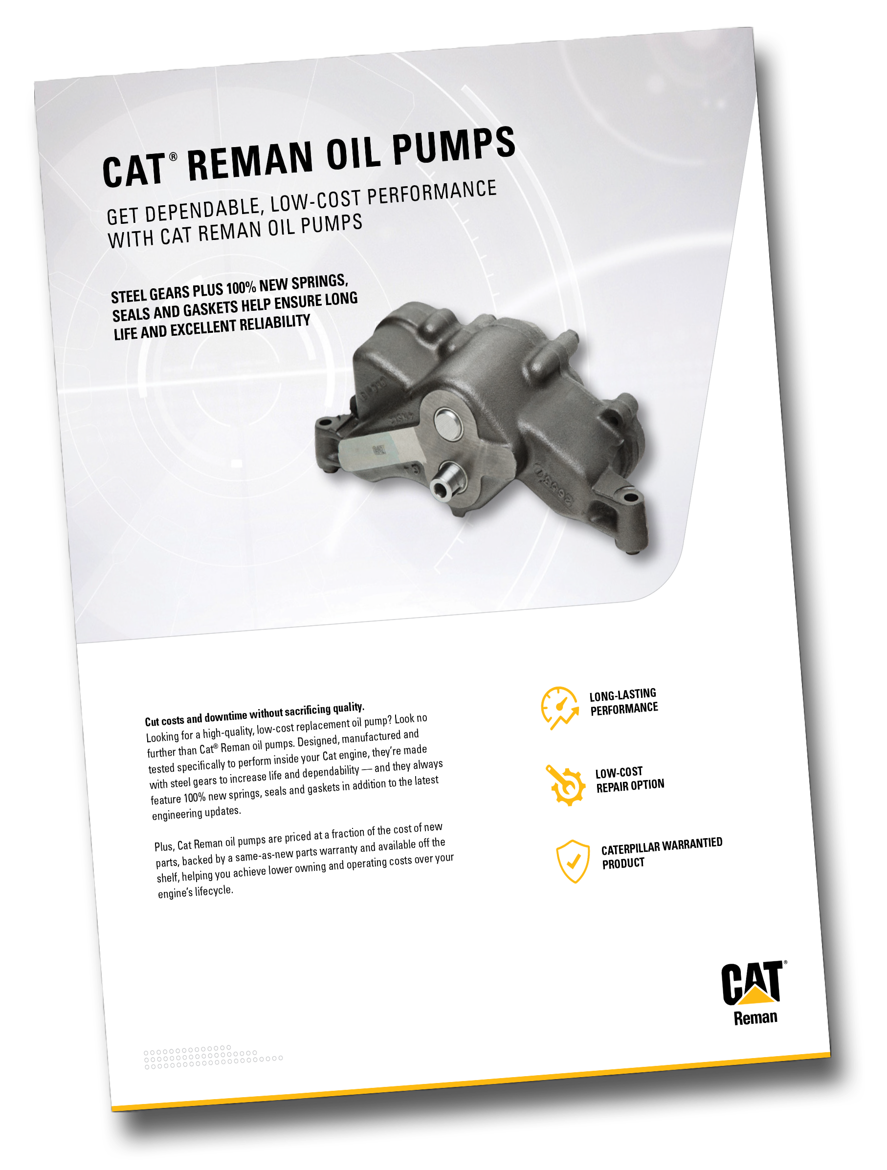 Cat Reman Oil Pumps
