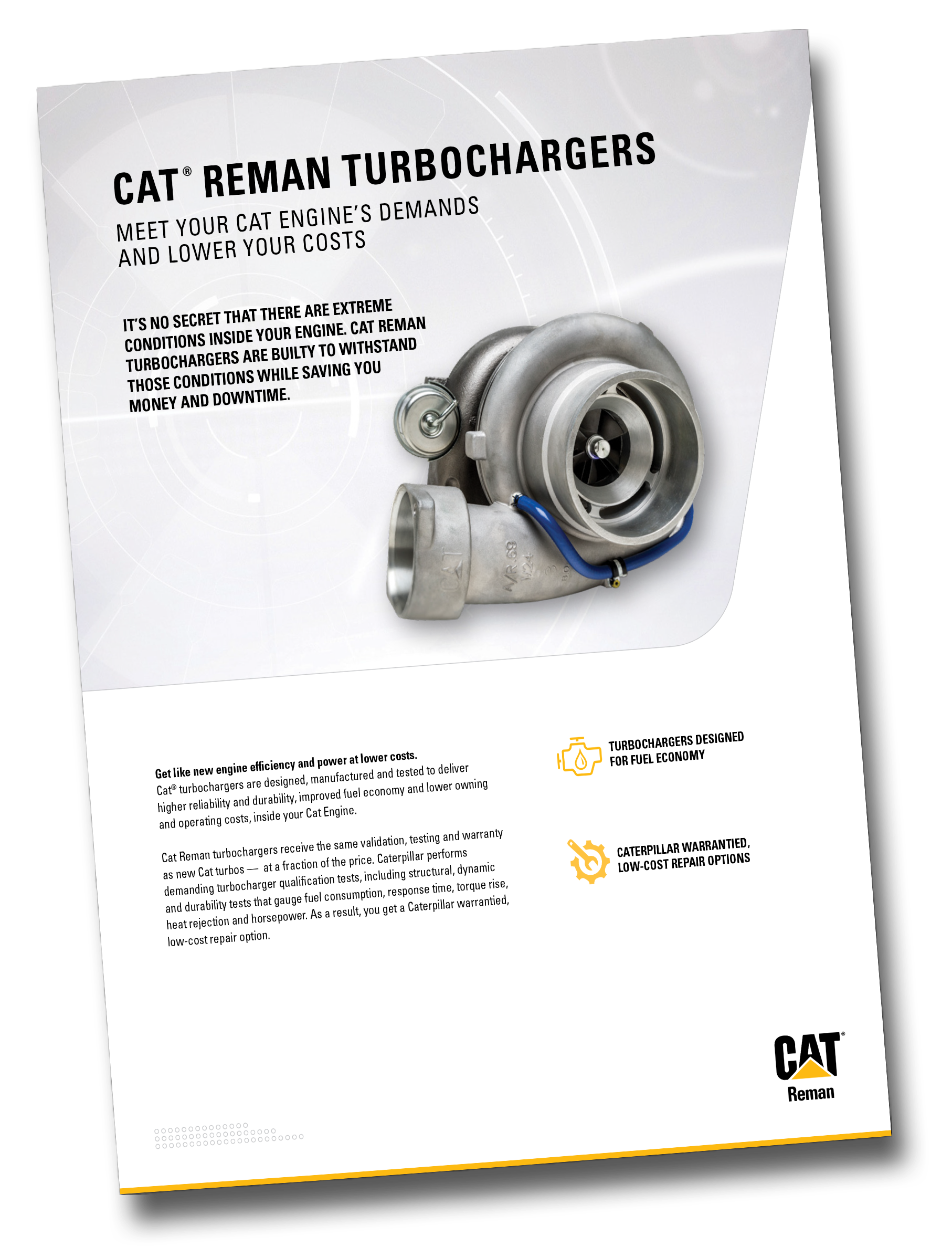 Cat Reman Turbochargers