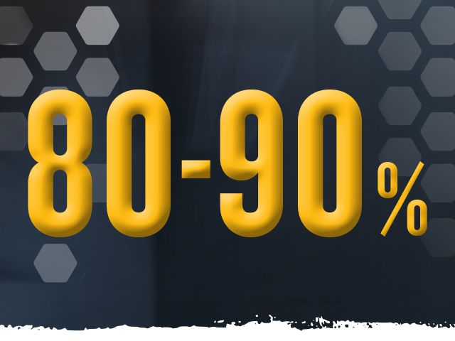 80-90% Icon