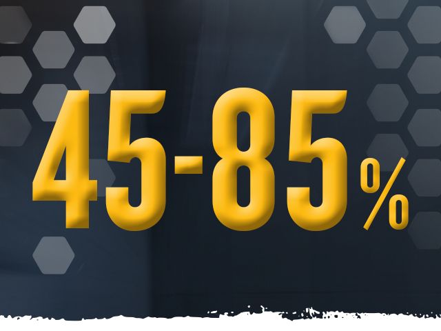 45-85% Icon