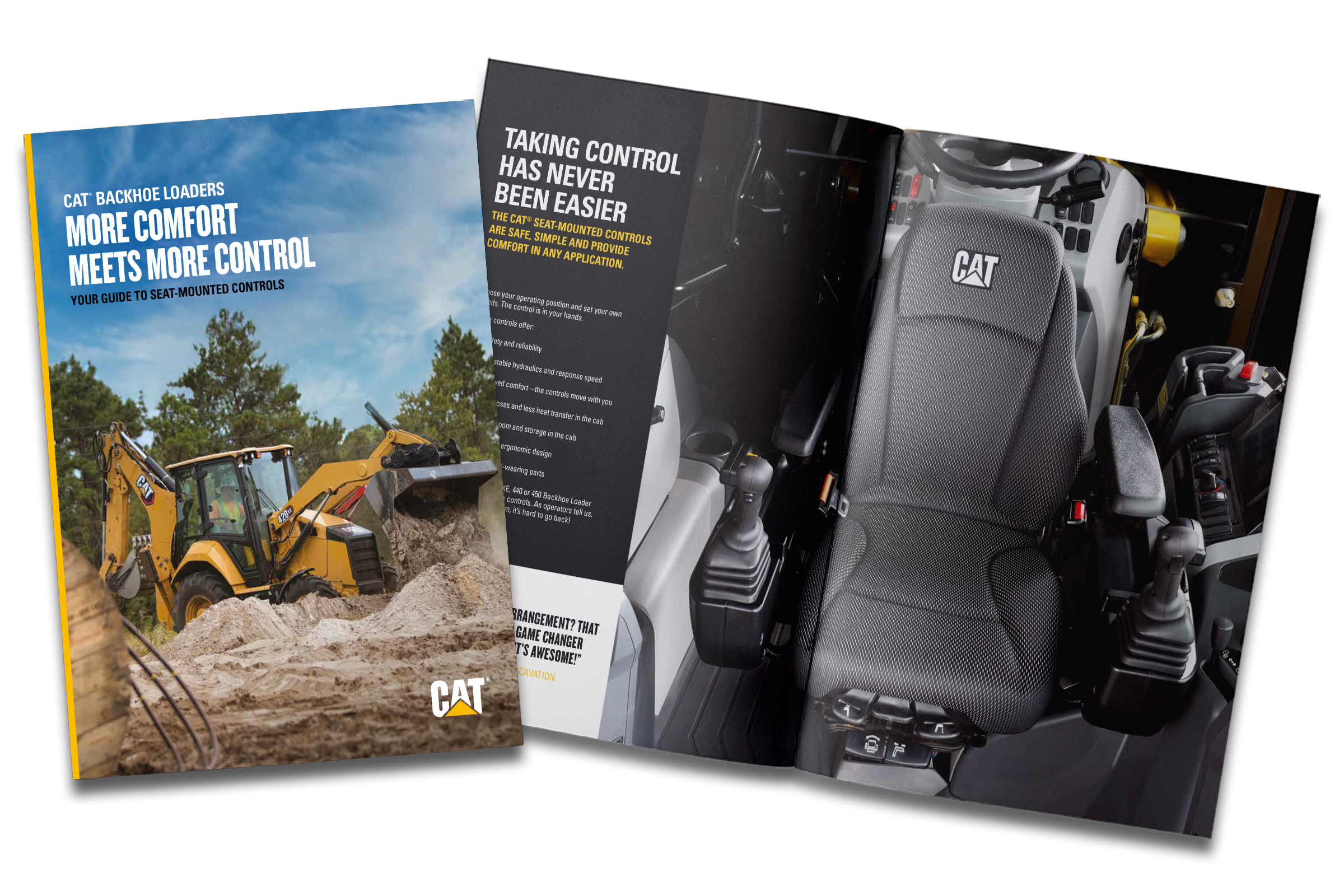 Backhoe Loader Seat-Mounted Controls Brochure