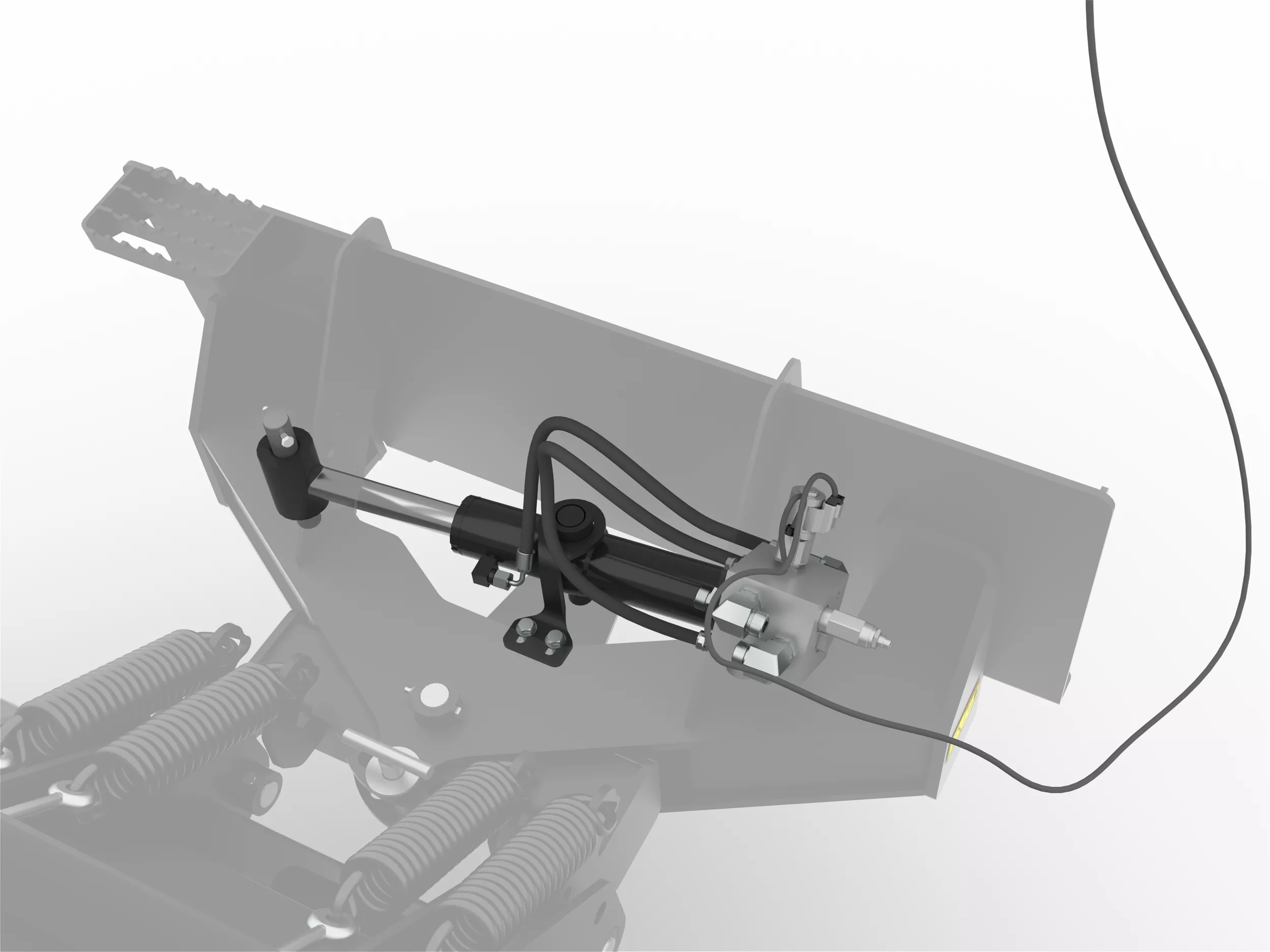 Opcjonalny zestaw do konwersji na hydrauliczną zamiatarkę nastawną