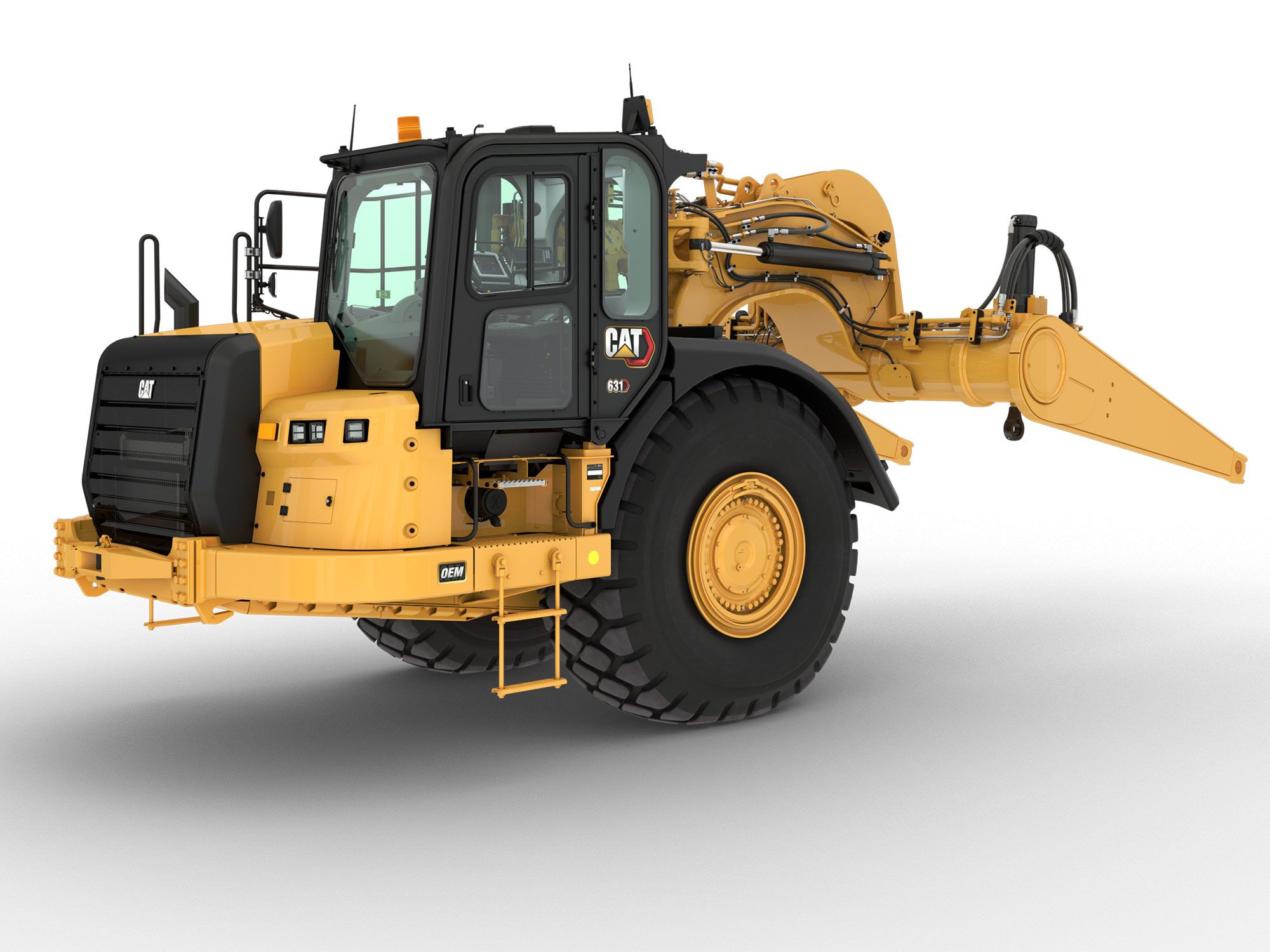 Cat 631 partial wheel tractor scraper | Cat | Caterpillar