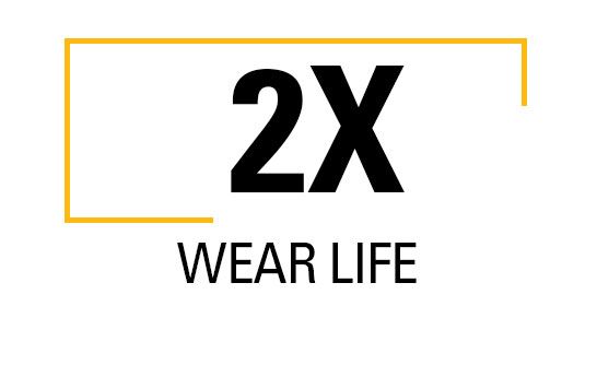 2X wear life