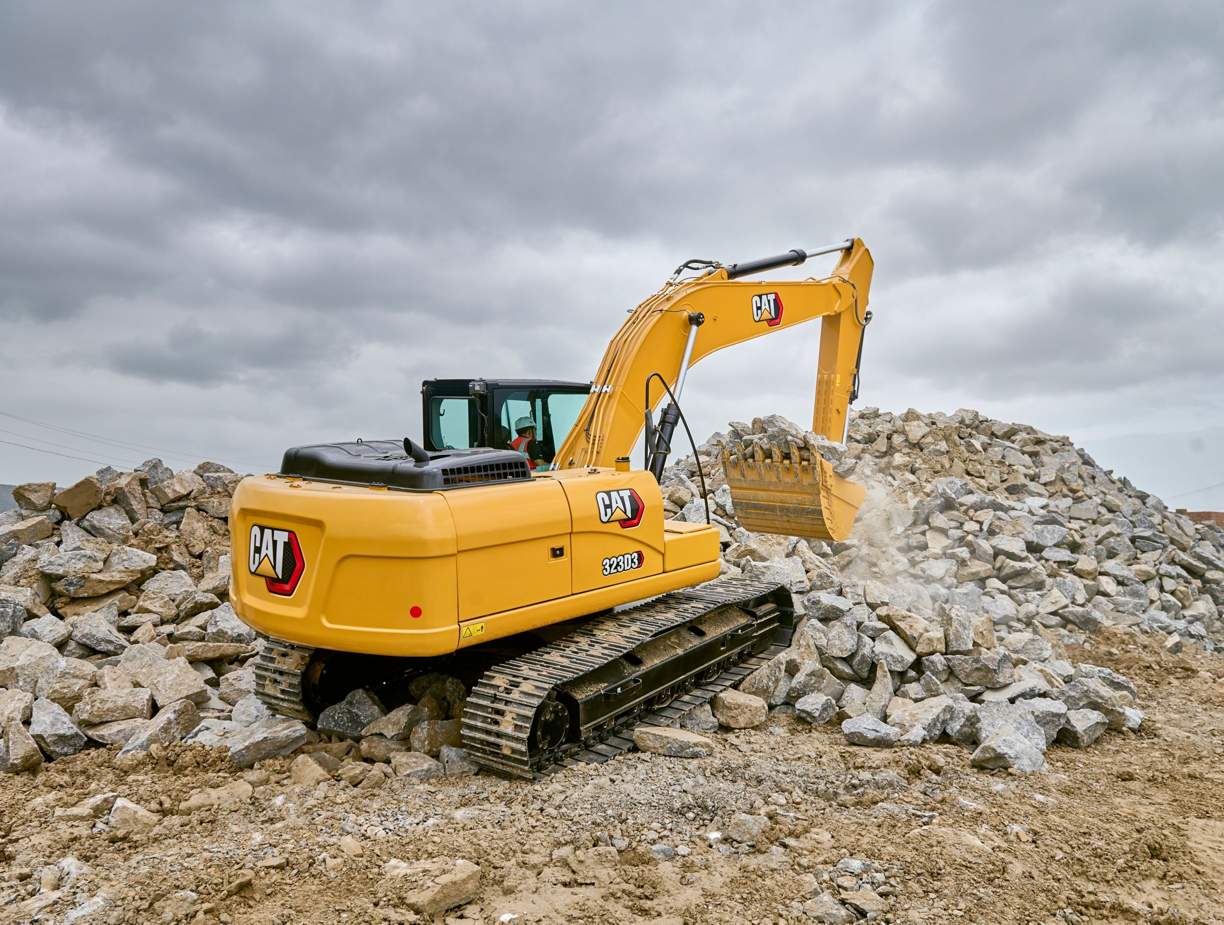 323D3 Medium Hydraulic Excavator