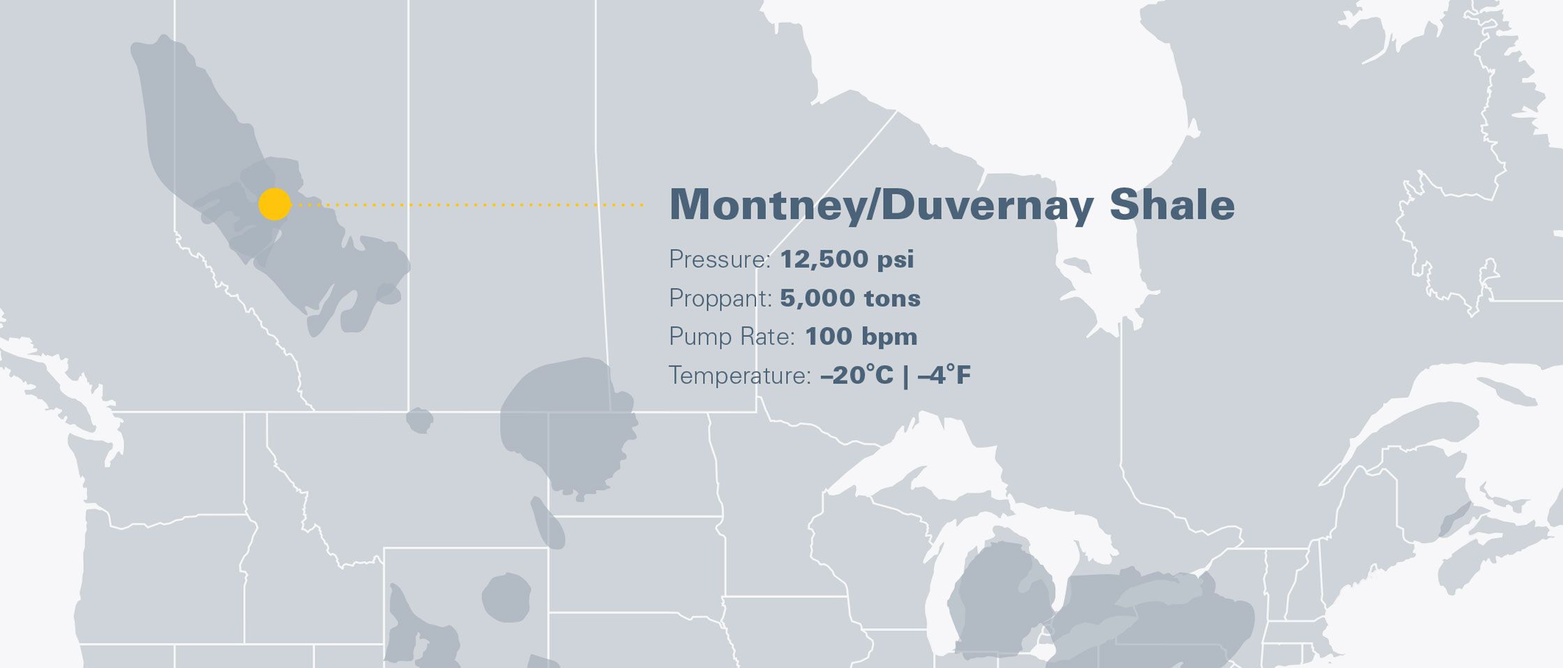 Map Location of Montney/Duvernay Shale