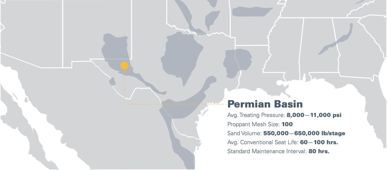Map of Permian Basin 