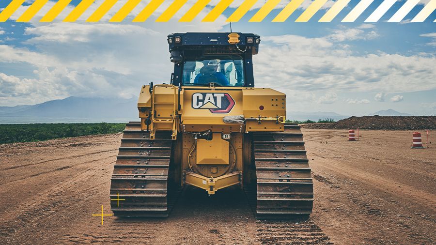 Rear view of D6 Dozer