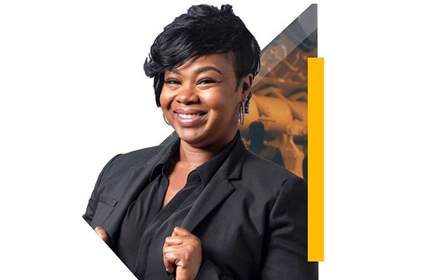 female Caterpillar sustainability manager