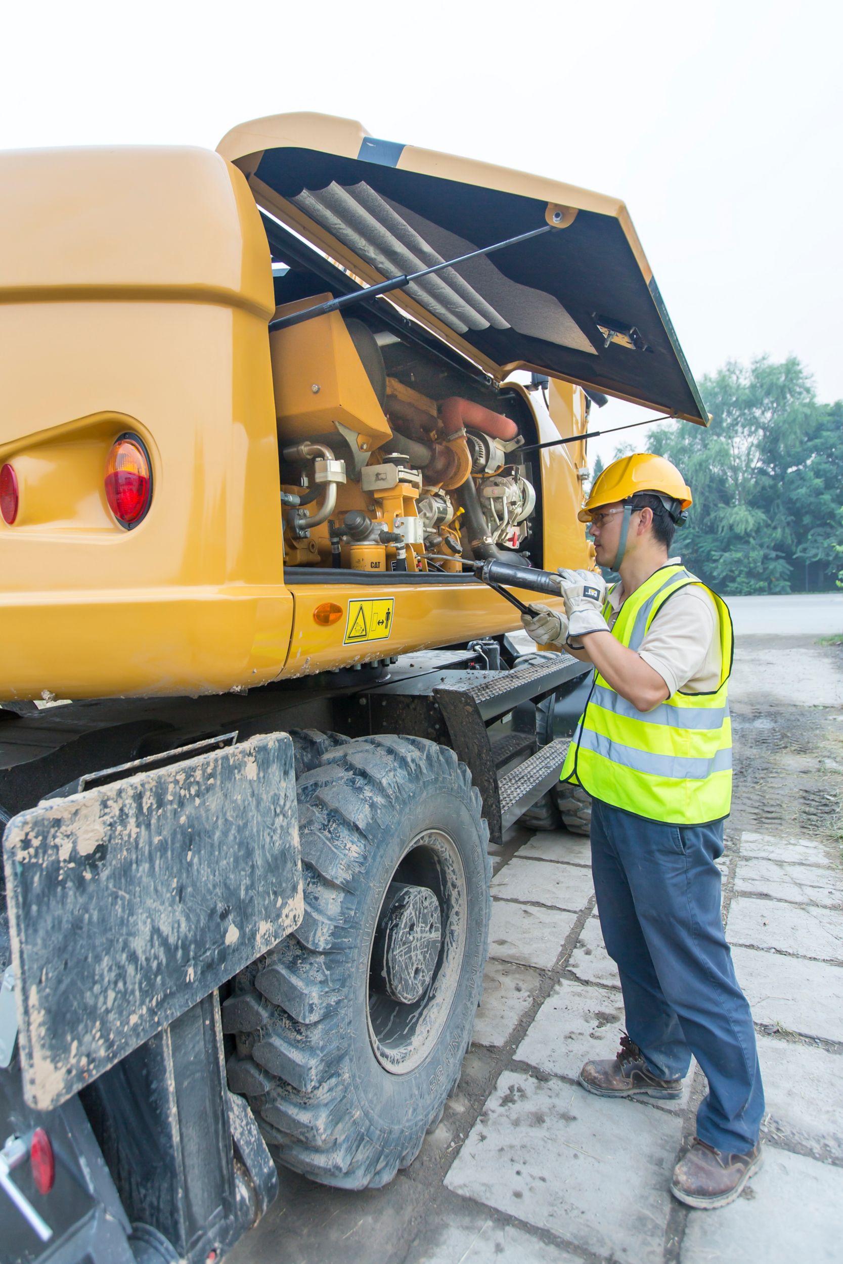 Excavadora de Ruedas M317