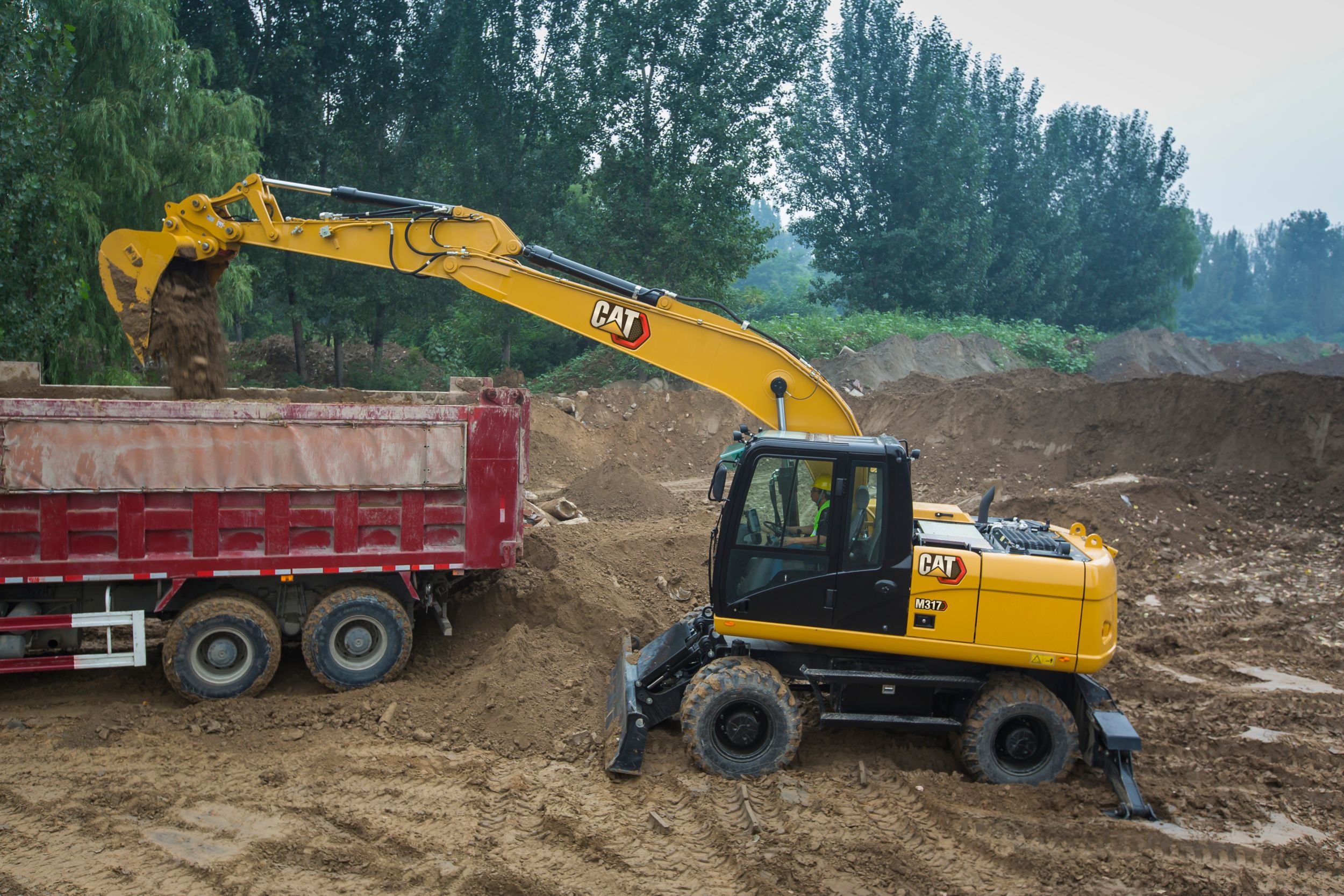 Excavadora de Ruedas M317