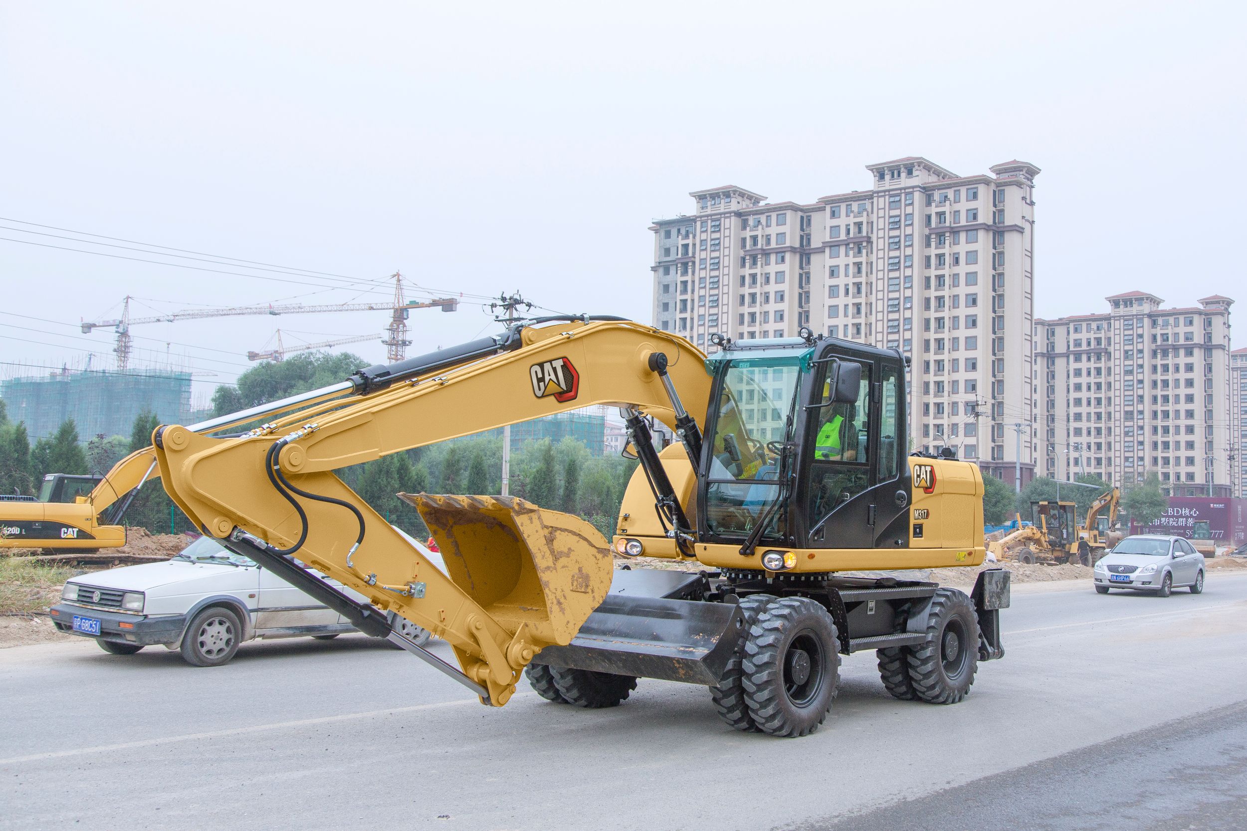 Excavadora de Ruedas M317