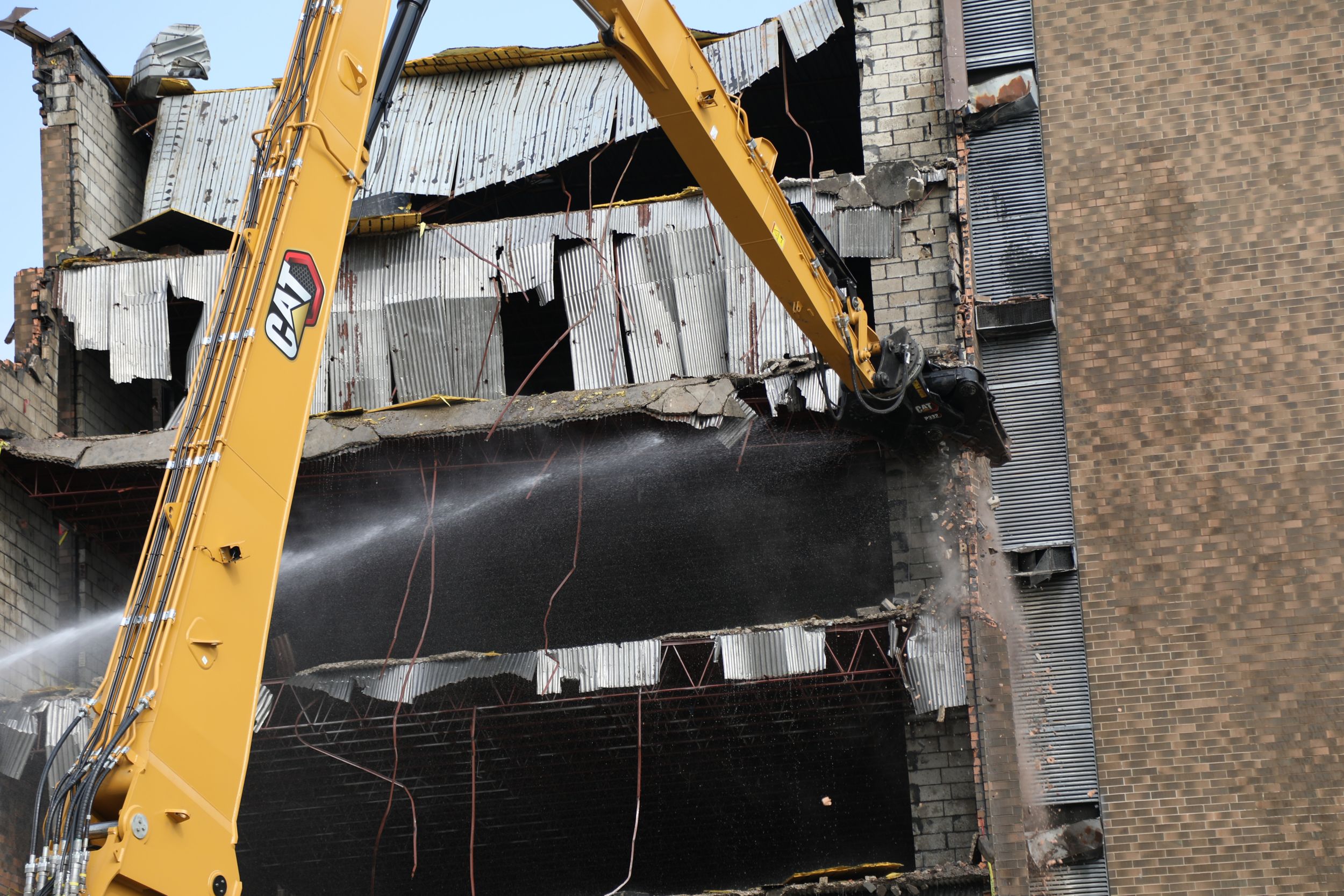 Cat Primary Pulverizer during demolition