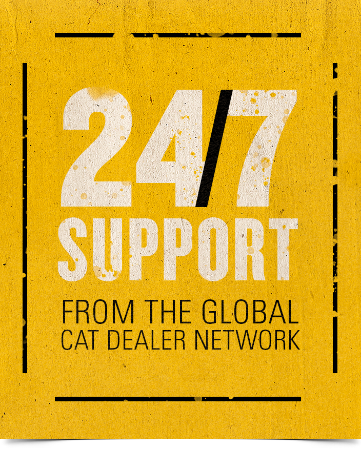24/7 Support From The Global Cat Dealer Network