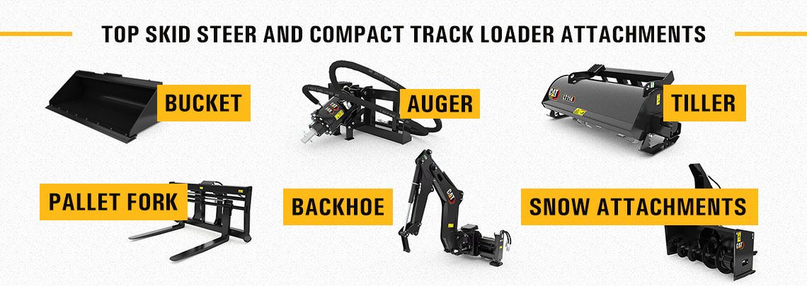 Top Skid Steer and Compact Track Loader Attachments