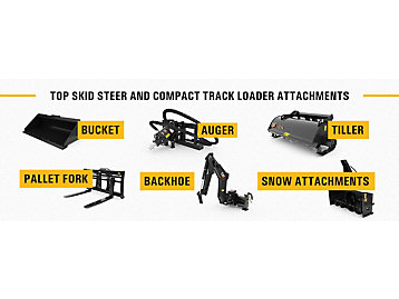 Top Skid Steer and Compact Track Loader Attachments