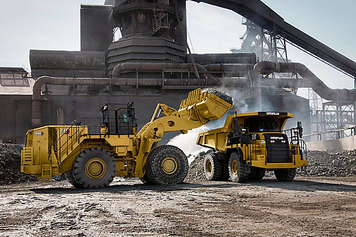 990 Large Wheel Loader Steel Mill