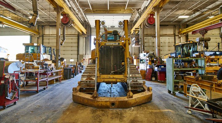 a dozer rebuilt