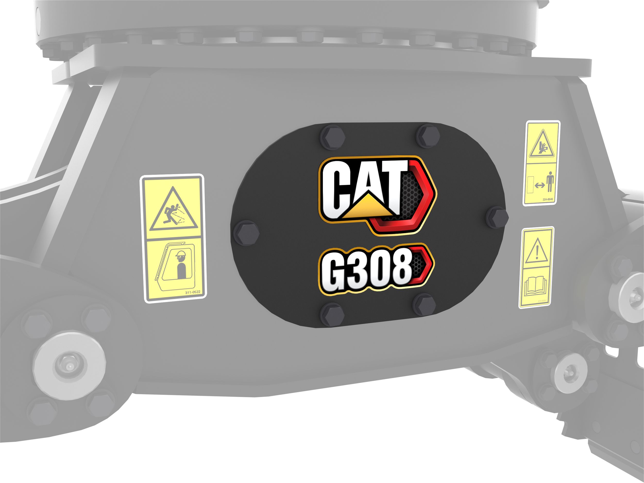 Panneaux d'accès pour l'entretien ovales