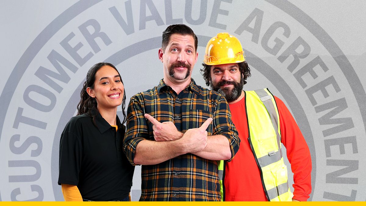 No problems? Sounds like a Customer Value Agreement Cat Caterpillar