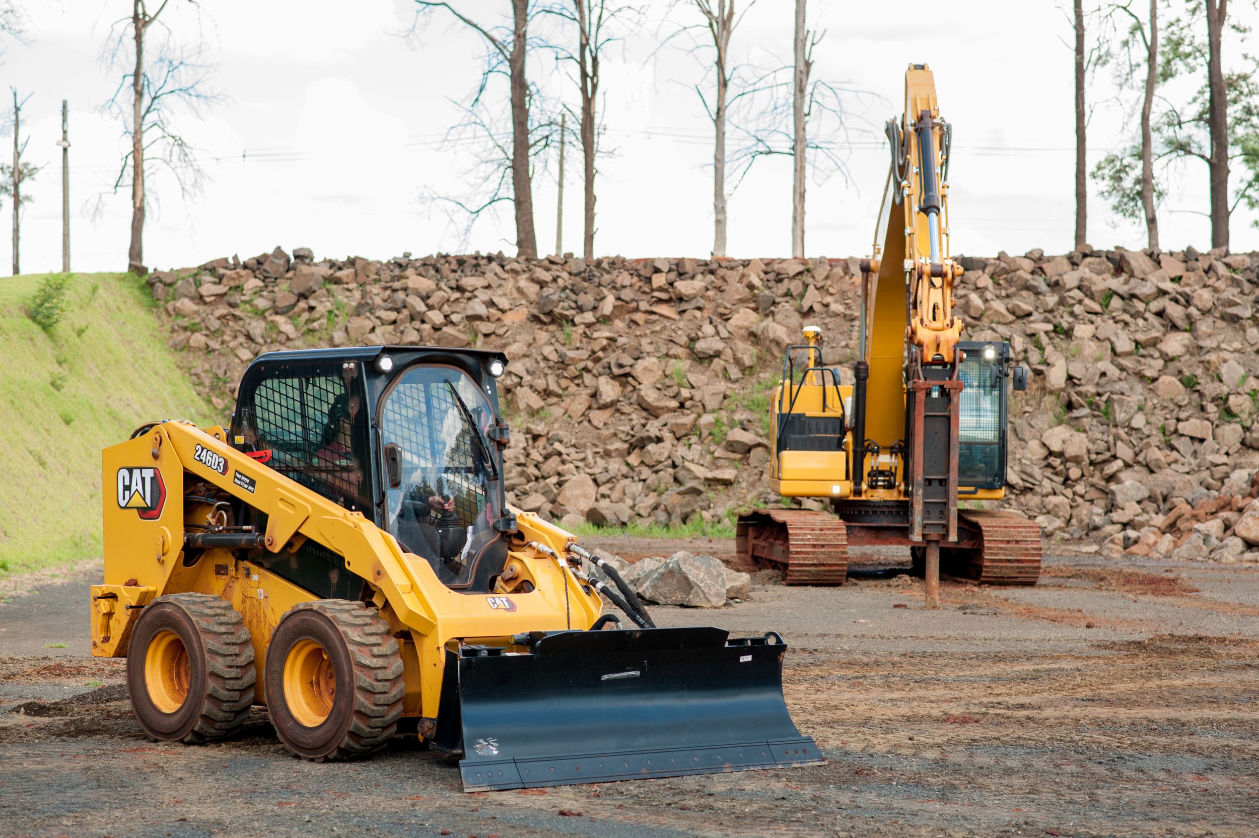 Equipamentos em operação na Área de Demonstração