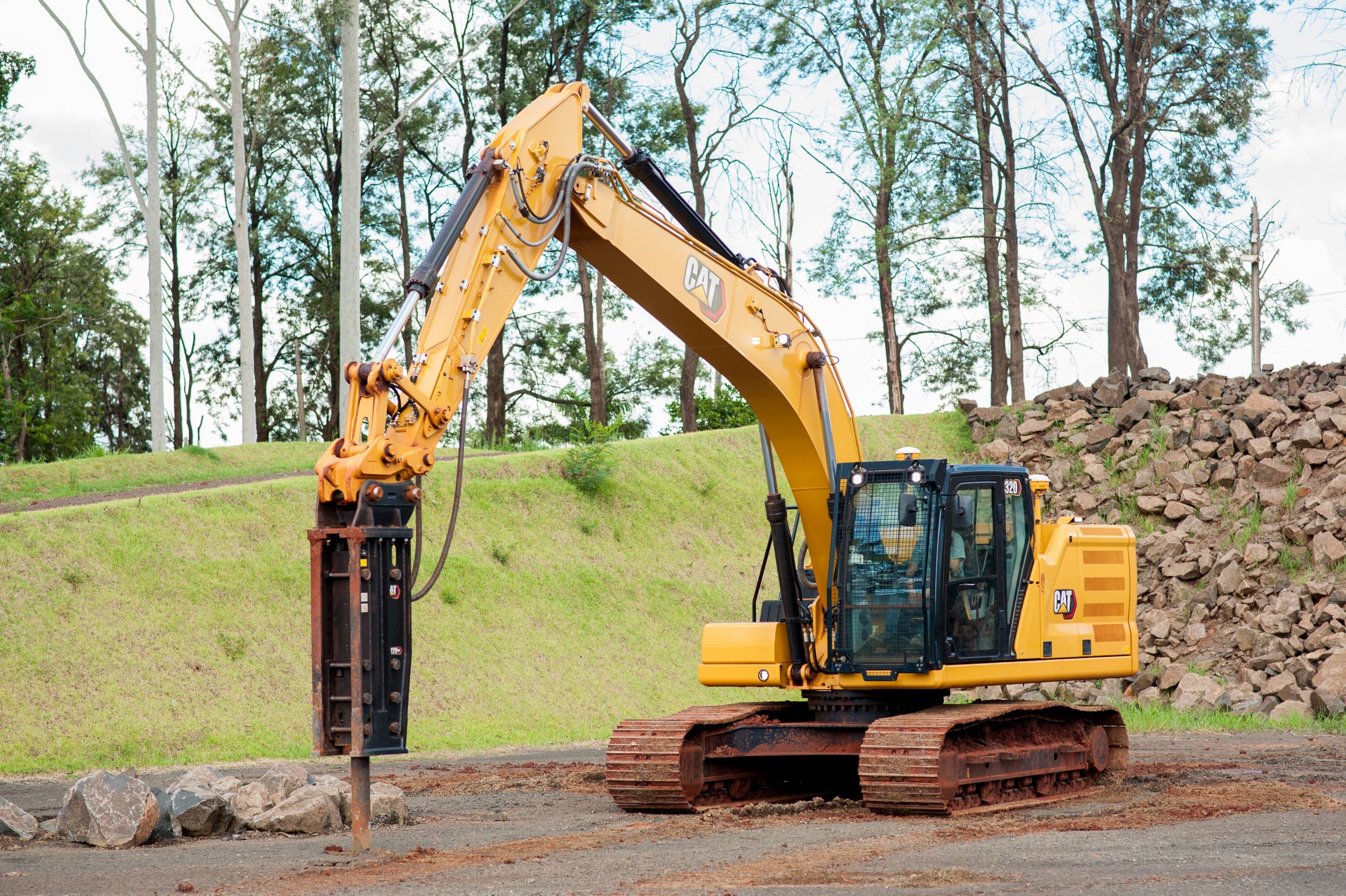 Equipamentos em operação na Área de Demonstração