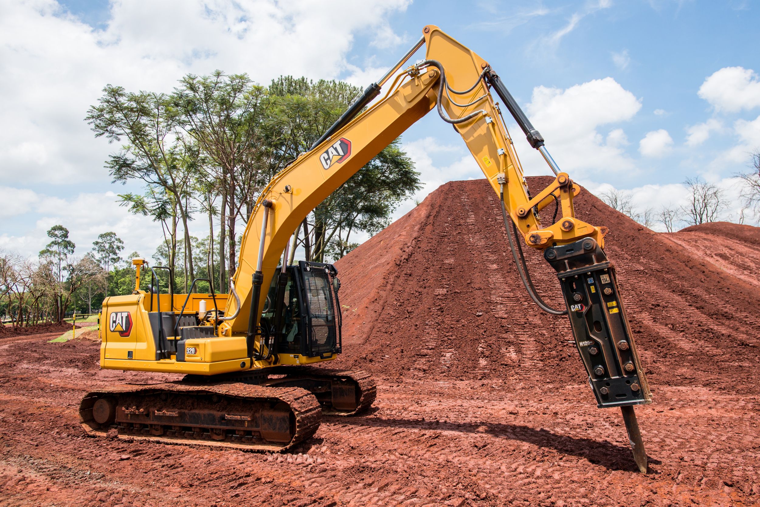 Equipamentos em operação na Área de Demonstração