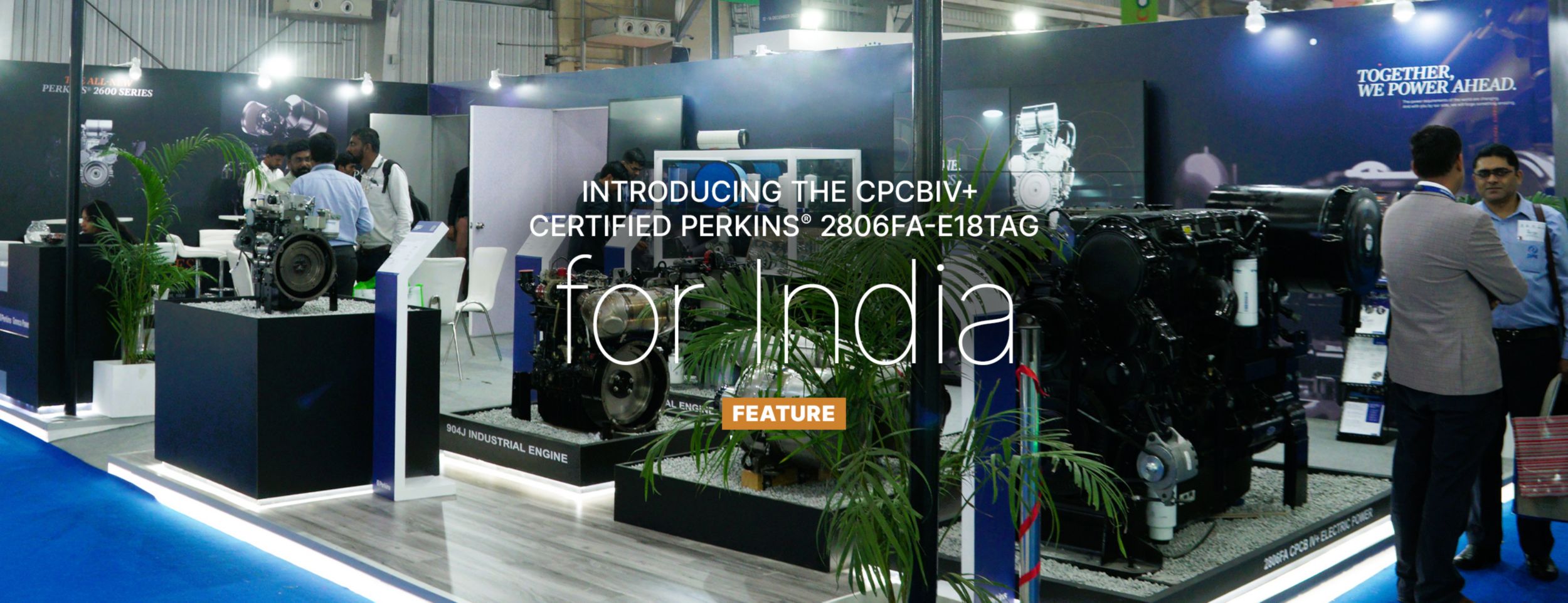 The Perkins® 2806FA-E18TAG at Excon 2023