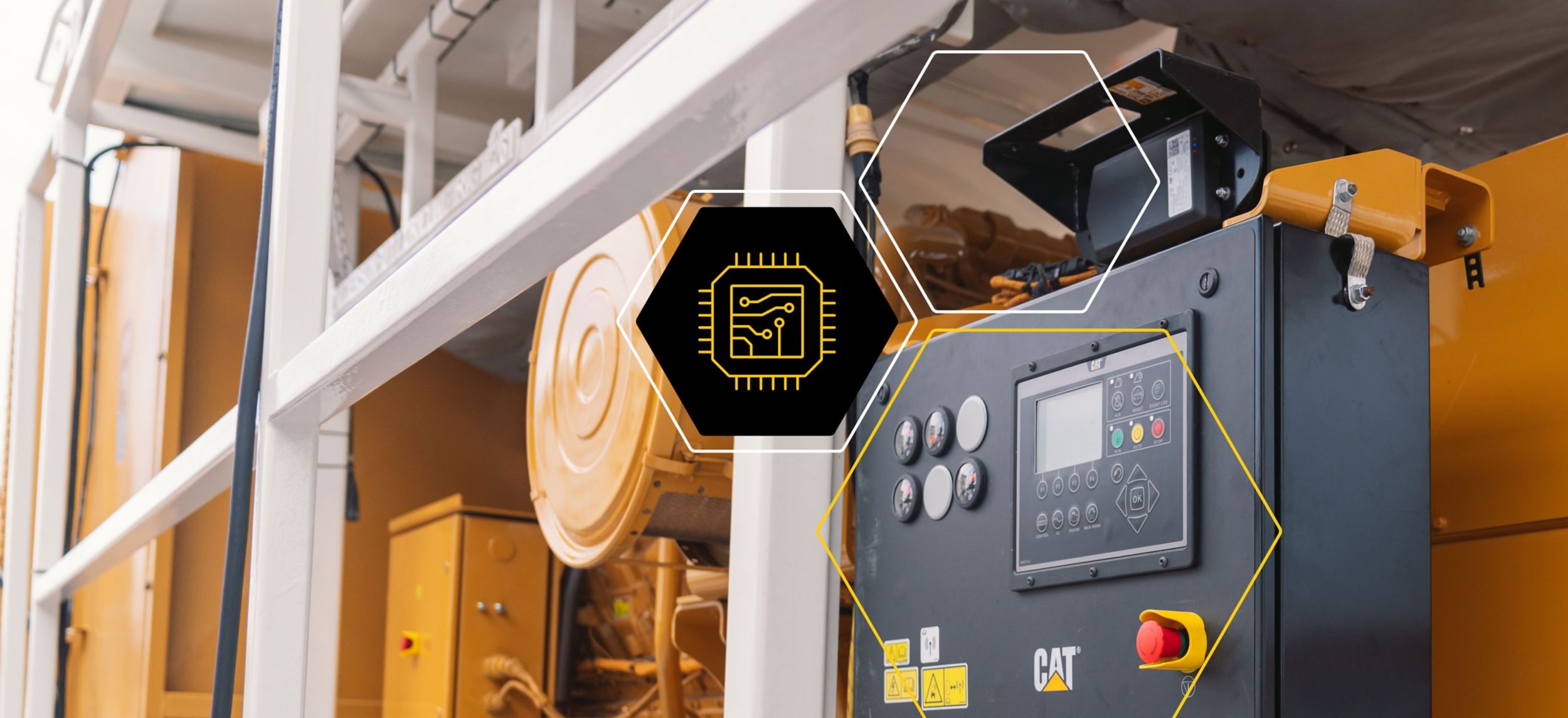  Close up of digital control panel